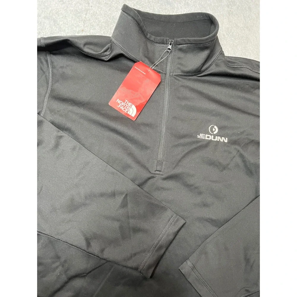 The North Face Mens‎ Tech 1/4 Zip Fleece Pullover Black XL JEDUNN